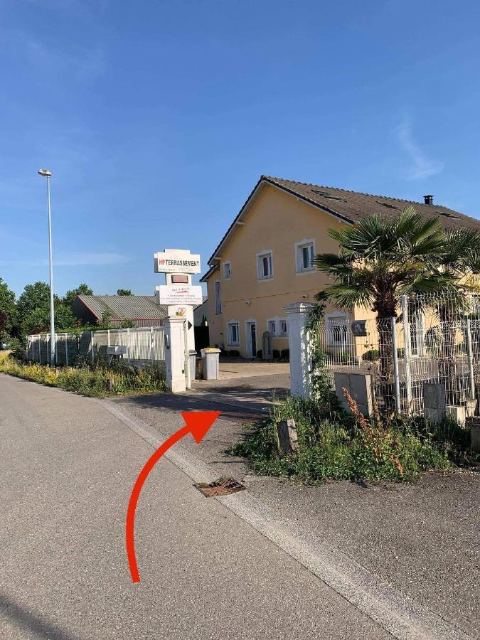 Ferienwohnung La Terrasse Du Parc Marckolsheim Exterior foto