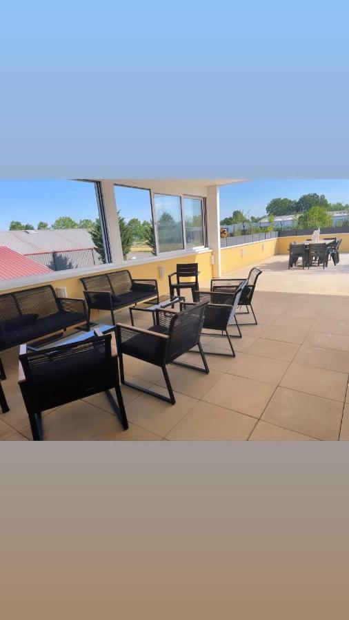 Ferienwohnung La Terrasse Du Parc Marckolsheim Exterior foto