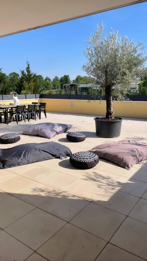 Ferienwohnung La Terrasse Du Parc Marckolsheim Exterior foto