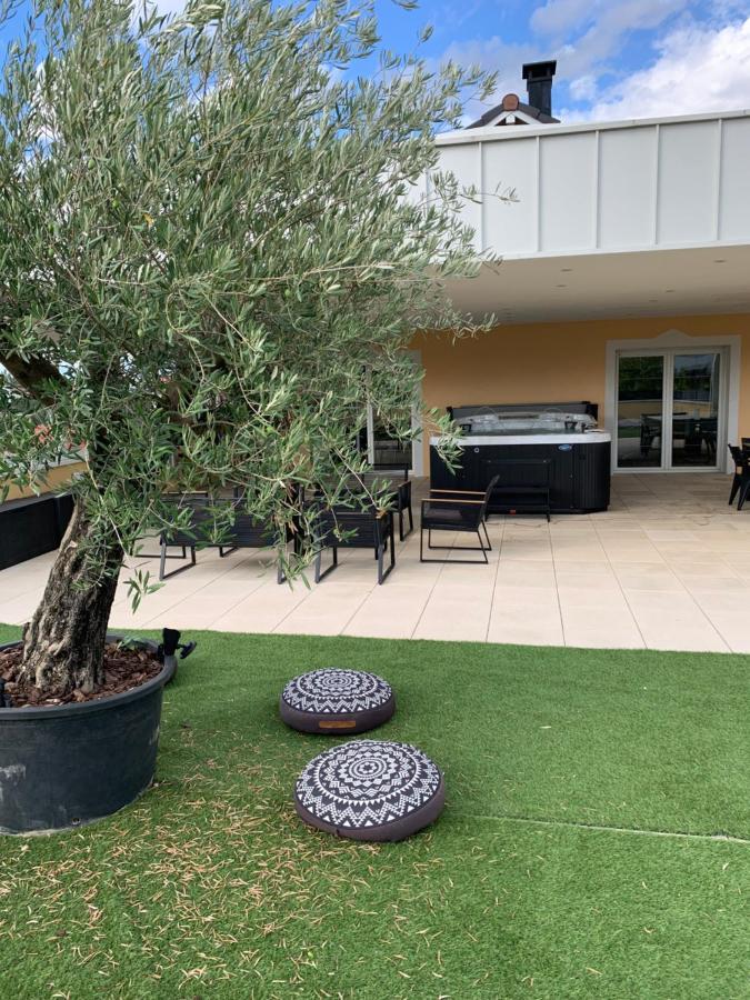 Ferienwohnung La Terrasse Du Parc Marckolsheim Exterior foto